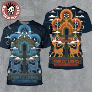 Pretty Lights Yahn Dawn 2025 Night 1 And 2 Combined Poster At Meadow Creek In Buena Vista Colorado On June 27 And 28 2025 Two Sided All Over Print Shirt