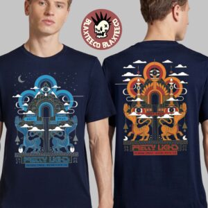 Pretty Lights Yahn Dawn 2025 Night 1 And 2 Combined Poster At Meadow Creek In Buena Vista Colorado On June 27 And 28 2025 Two Sided T-Shirt