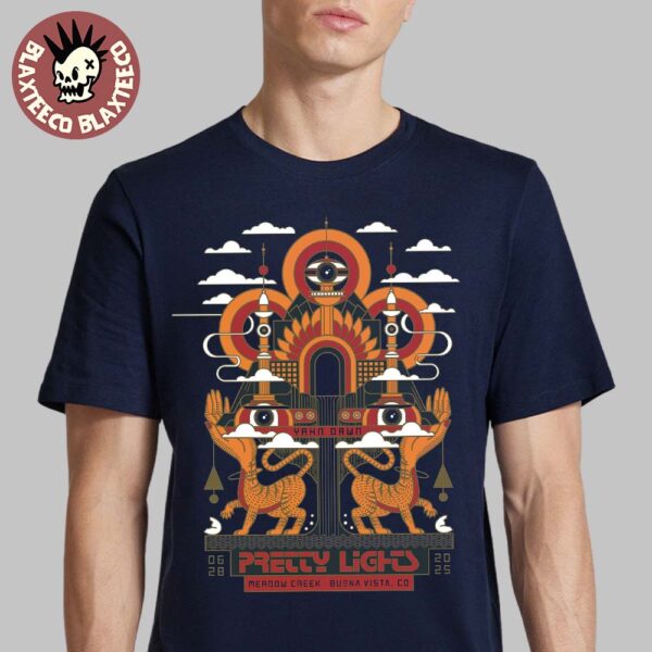 Pretty Lights Yahn Dawn 2025 Night 2 Poster At Meadow Creek In Buena Vista Colorado On June 28 2025 Unisex T-Shirt