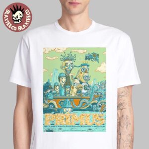 Primus Sessanta V2.0 Milwaukee Wisconsin 2025 Exclusive Poster At American Family Insurance Amphitheater On May 31 2025 Essentials T-Shirt