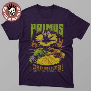 Primus Sessanta V2.0 St Paul Minnesota 2025 Exclusive Poster At Xcel Energy Center On June 1 2025 Essentials T-Shirt