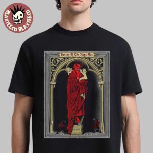 Queens Of The Stone Age Boston Night 1 Venue Poster At MGM Music Hall At Fenway On June 10 2025 The End Is Nero Tour Unisex T-Shirt