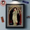 Queens Of The Stone Age Boston Night 1 And 2 Venue Combined Poster In Massachusetts At MGM Music Hall At Fenway On June 10 And 11 2025 Angel And Demon Statue Art Landscape Poster Canvas