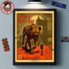 Dead And Company Sphere Las Vegas 2025 Special VIP Poster By EMEK Skeleton Riders On Horseback Crossing A Desert Landscape Home Decor Poster Canvas