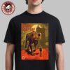 Guns N Roses Dusseldorf 2025 Gig Poster At Merkur Spiel Arena On June 18 2025 Ping Pong Skeleton Art Two Sided Unisex T-Shirt