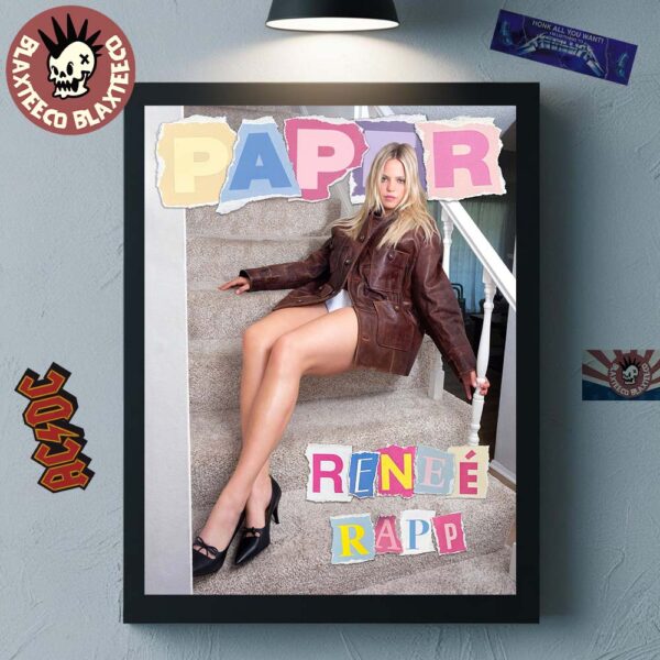 Renee Rap Graces The Cover Of Paper 2025 Home Decor Poster Canvas