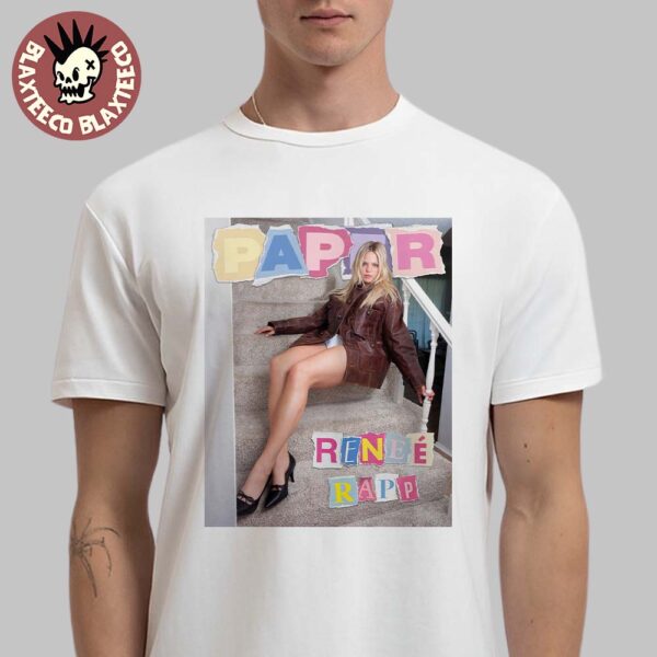 Renee Rap Graces The Cover Of Paper 2025 Unisex T-Shirt