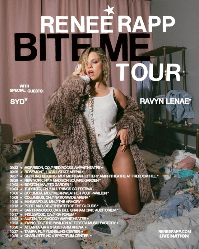 Renee Rapp Bite Me Tour 2025 Schedule Tour Dates
