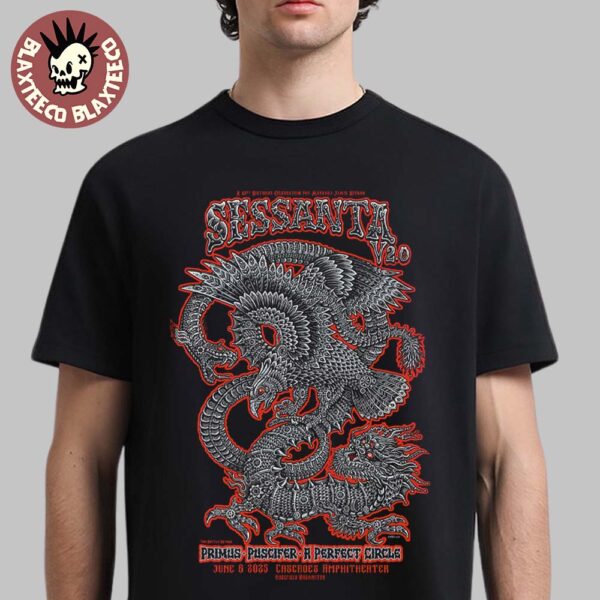 Sessanta V2.0 Ridgefield Washington  2025 Concert Tee At Cascades Amphitheater On June 6 2025 Unisex T-Shirt