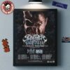 Avenged Sevenfold Summer 2025 Tour Europe Gig Poster Burning Car Art With Tour Dates Home Decor Poster Canvas