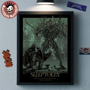 Sleep Token Rock Am Ring Festival 2025 Ritual Poster Canvas For Home Decorations