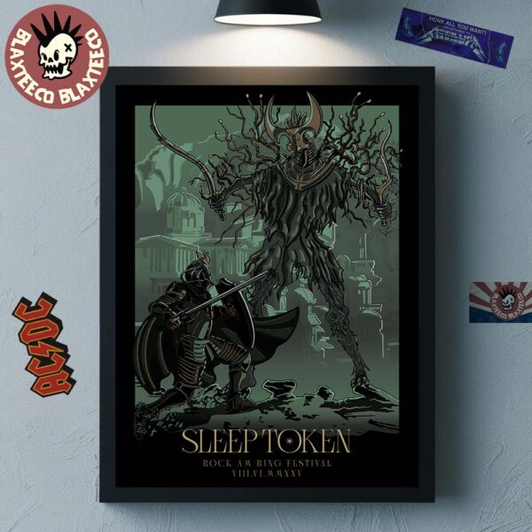 Sleep Token Rock Am Ring Festival 2025 Ritual Poster Canvas For Home Decorations