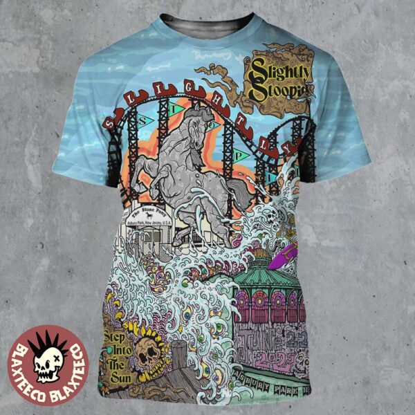 Slightly Stoopid Asbury Park New Jersey 2025 Concert Poster At The Stoned Pony On June 22 2025 All Over Print Shirt