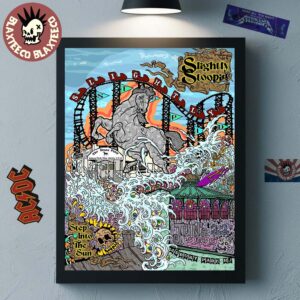 Slightly Stoopid Asbury Park New Jersey 2025 Concert Poster At The Stoned Pony On June 22 2025 Home Decor Poster Canvas