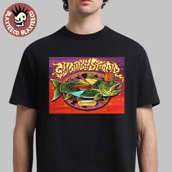 Slightly Stoopid Gilford New Hampshire 2025 Gig Poster At Bank Of New Hampshire Pavillion On June 19 2025 Unisex T-Shirt