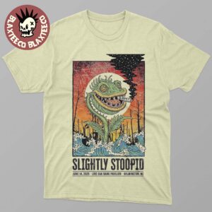 Slightly Stoopid Wilmington North Carolina 2025 Gig Poster At Live Oak Bank Pavilion On June 14 2025 Classic T-Shirt