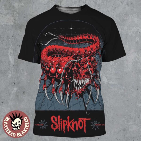 Slipknot Ferrara Music Festival In Italy 2025 Tour Poster On June 17 2025 All Over Print Shirt