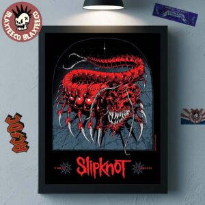 Slipknot Ferrara Music Festival In Italy 2025 Tour Poster On June 17 2025 Home Decor Poster Canvas
