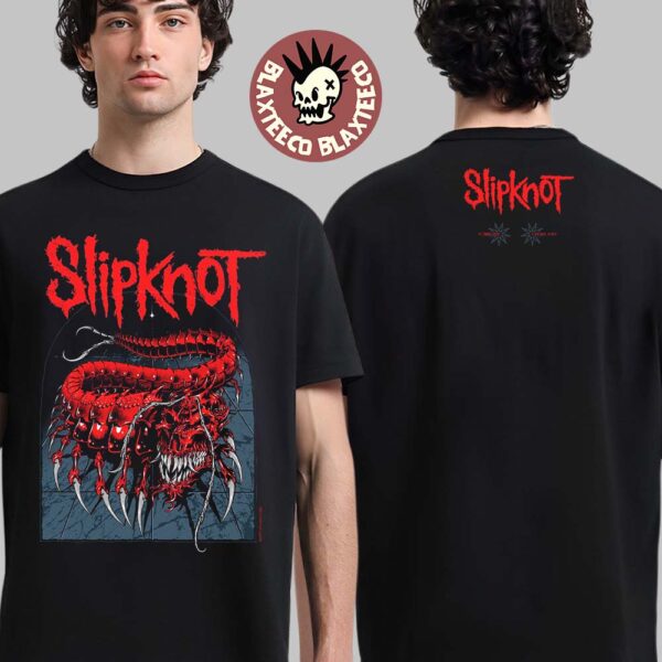 Slipknot Ferrara Music Festival In Italy 2025 Tour Poster On June 17 2025 Two Sided Unisex T-Shirt