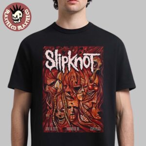 Slipknot Hannover Germany 2025 Poster At Expo Plaza On June 10 2025 The Wall Of Flesh Unisex T-Shirt