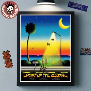 Spirit Of The Beehive Sunset Over The Coastline Of California Cities Dates On July 18 19 And 25 Home Decor Poster Canvas