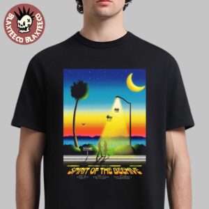 Spirit Of The Beehive Sunset Over The Coastline Of California Cities Dates On July 18 19 And 25 Unisex T-Shirt