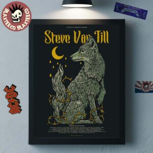Steve Von Till European Tour 2025 Schedule Tour Dates The Lone Wolf Artwork Home Decor Poster Canvas