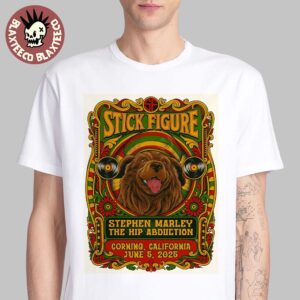 Stick Figure Island Holiday Summer Tour 2025 In Corning California Gig Poster At Rolling Hills Casino On June 5 2025 Classic T-Shirt