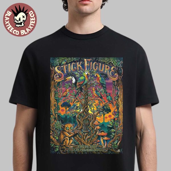 Stick Figure Poster For Show In Holmdel New Jersey At PNC Bank Arts Center On June 20 2025 Unisex T-Shirt