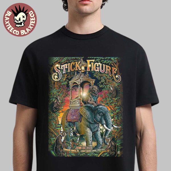 Stick Figure Virginia Beach VA Concert Poster At Point Break Music Festival On June 22 2025 Classic T-Shirt