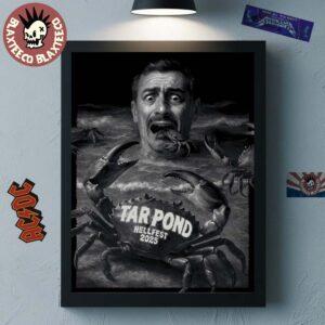 Tar Pond Live At Hellfest 2025 Gig Poster In Clisson France Home Decor Poster Canvas