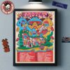 Pretty Lights Yahn Dawn 2025 Night 1 And 2 Combined Poster At Meadow Creek In Buena Vista Colorado On June 27 And 28 2025 Home Decor Poster Canvas