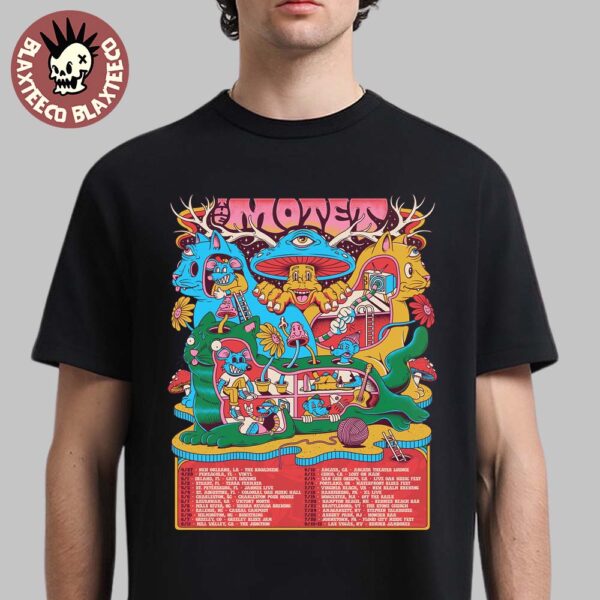 The Motet Summer Tour 2025 North American Cities Dates Unisex T-Shirt