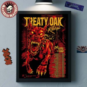 Treaty Oak Revival Bad State Of Mind Part 2 Tour 2025 Schedule Tour Dates Home Decor Poster Canvas