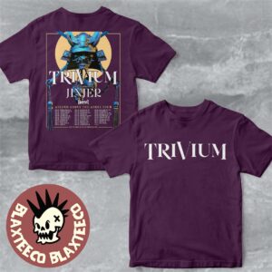 Trivium Ascend Above The Ashes Tour 2025 North America Tour Dates Two Sided Unisex T-Shirt