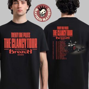 Twenty One Pilots The Clancy Tour Breach 2025 Tour Dates Two Sided Unisex T-Shirt