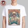Widespread Panic Chicago Illinois 2025 Tour Merch Poster At Chicago Theatre On June 4 5 6 2025 By Nathaniel Deas Unisex T-Shirt