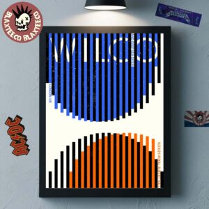 Wilco London UK 2025 Concert Poster At Royal Albert Hall On June 22 2025 Home Decor Poster Canvas