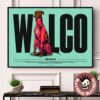 Wilco London UK 2025 Concert Poster At Royal Albert Hall On June 22 2025 Home Decor Poster Canvas
