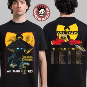 Wu Tang Clan And Run The Jewels The Final Chamber 2025 Atlanta Bootlegs At State Farm Arena On June 11 2025 Samurai Two Sided Unisex T-Shirt