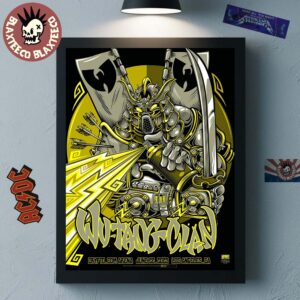 Wu Tang Clan Los Angeles California 2025 Concert Poster At Crypto.com Arena On June 22 2025 Home Decor Poster Canvas