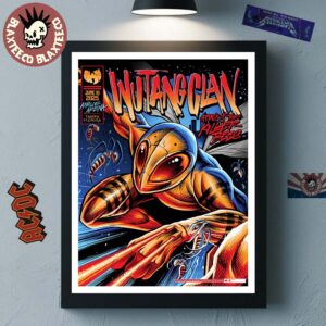 Wu Tang Clan Tampa Florida 2025 Tour Venue Poster At Amalie Arena On June 10 2025 Comic Book Art Attack Of The Killer Bees Home Decor Poster Canvas
