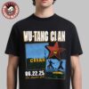 Wu Tang Clan The Final Chamber Tour Phoenix Arizona 2025 Gig Poster At PHX Arena On June 19 2025 Unisex T-Shirt