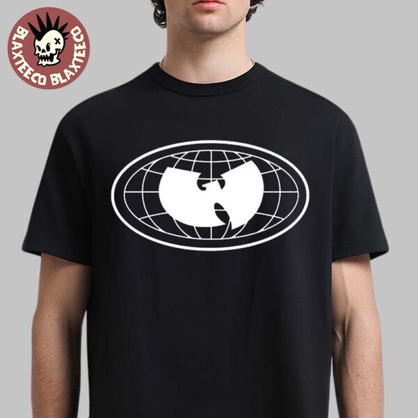 Wu Tang Clan Wu Globe Black And White Logo Unisex T-Shirt