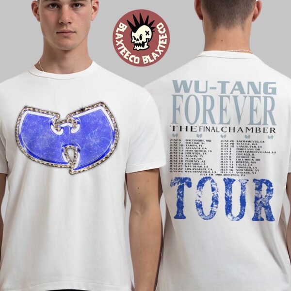 Wu Tang Clan Wu Tang Forever The Final Chamber Tour 2025 Iced Wu Two Sided Unisex T-Shirt