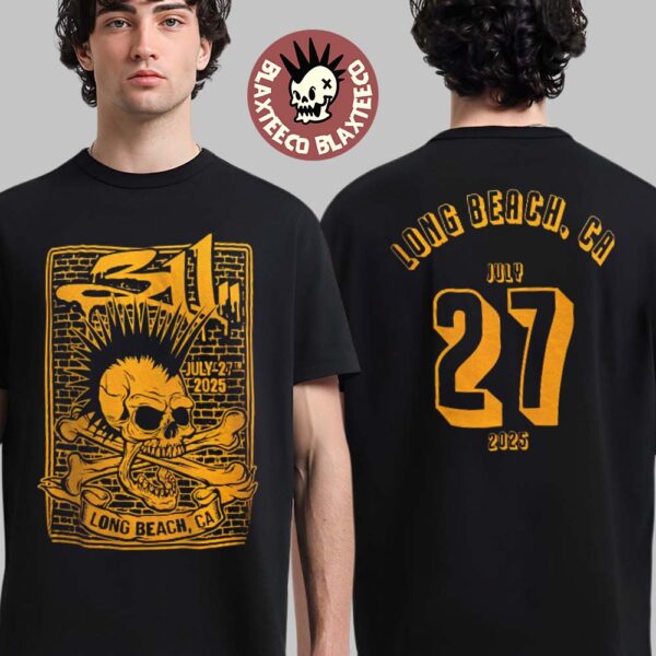 311 Band Vans Warped Tour 2025 Event Merch Tee In Long Beach California On July 27 2025 Two Sided T-Shirt