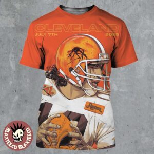 311 Cleveland Ohio 2025 Event Poster At The Agora On July 7 2025 Cleveland Browns Football Player Art All Over Print Shirt