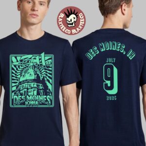 311 Des Moines Iowa 2025 Merch Event Tee At Vibrant Music Hall On July 9 2025 Two Sided T-Shirt