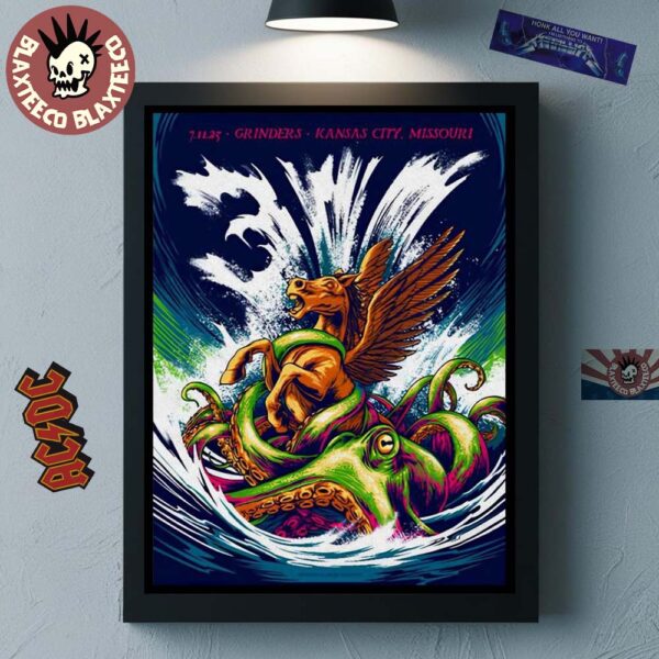 311 Kansas City Missouri Event Poster At Grinders On July 11 2025 Home Decor Poster Canvas