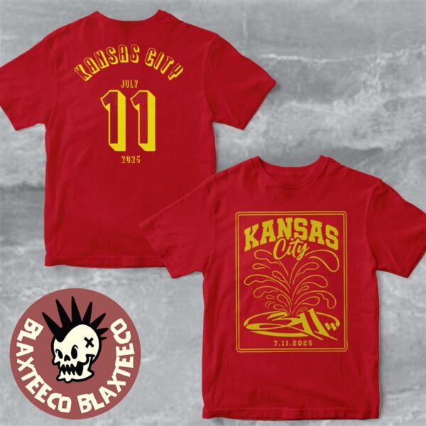 311 Kansas City Missouri Event Tee At Grinders On July 11 2025 Two Sided T-Shirt